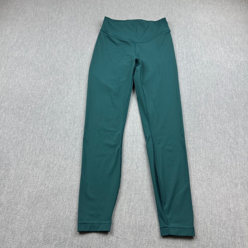 Lululemon Leggings Womens 6 Green Wunder Under High-Rise Tight 26" Gym Yoga Run